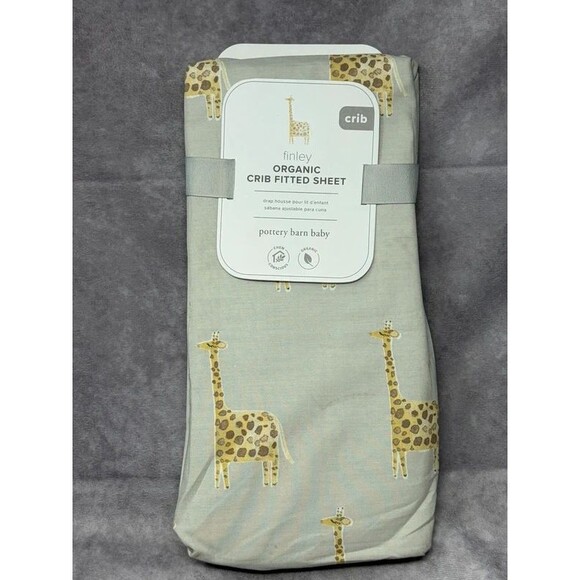 Pottery Barn Other - Finley organic crib fitted sheet pottery barn baby new in package read desc.